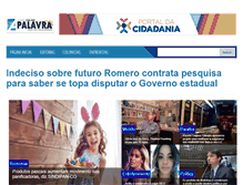 Tablet Screenshot of apalavraonline.com.br